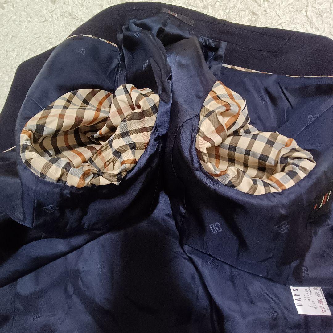 はゆあーと様用【DAKS】ウール・カシミヤ混 ジャケット ネイビー ブレザー
