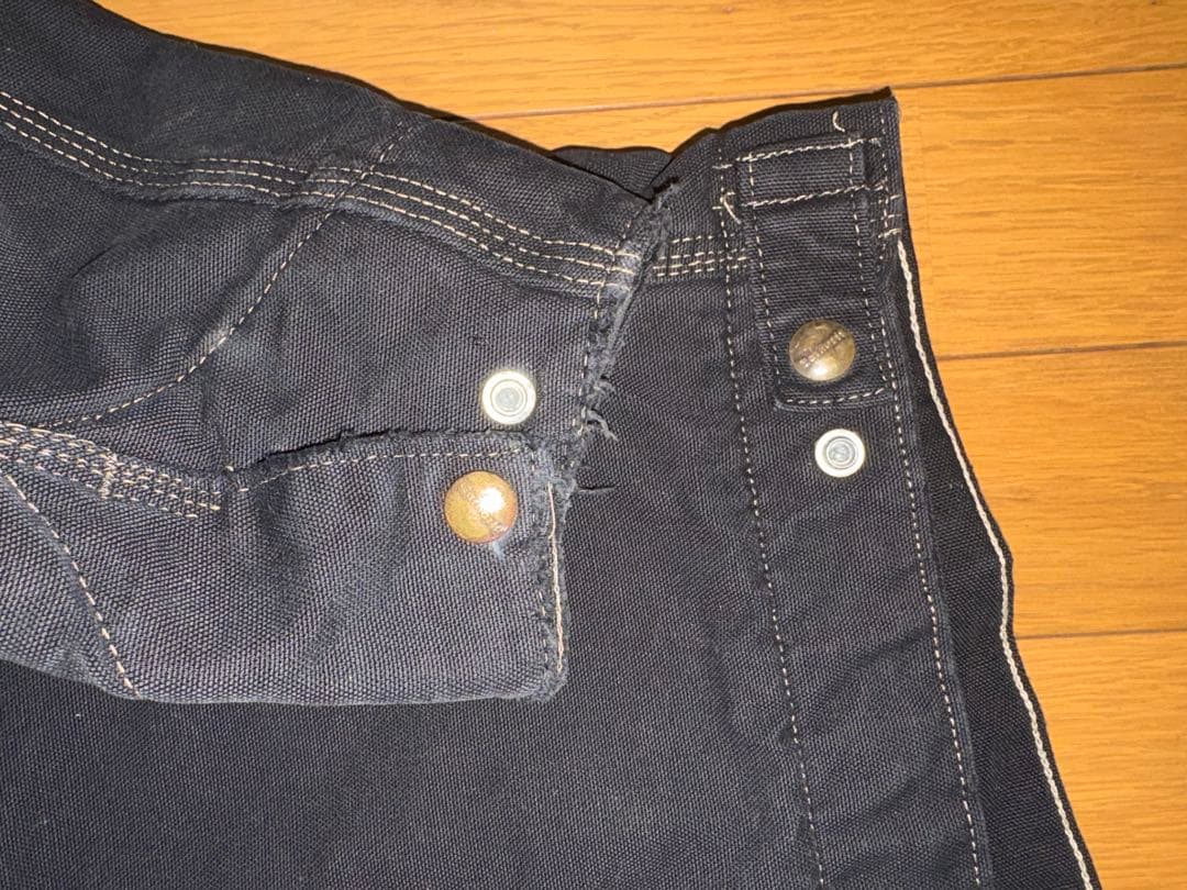 carhartt デトロイトジャケット　j146 WET 黒染め　ブラック