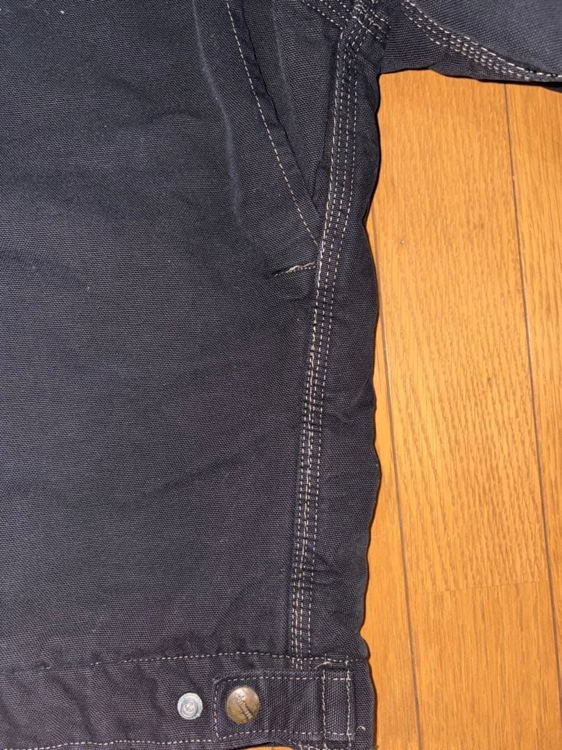 carhartt デトロイトジャケット　j146 WET 黒染め　ブラック