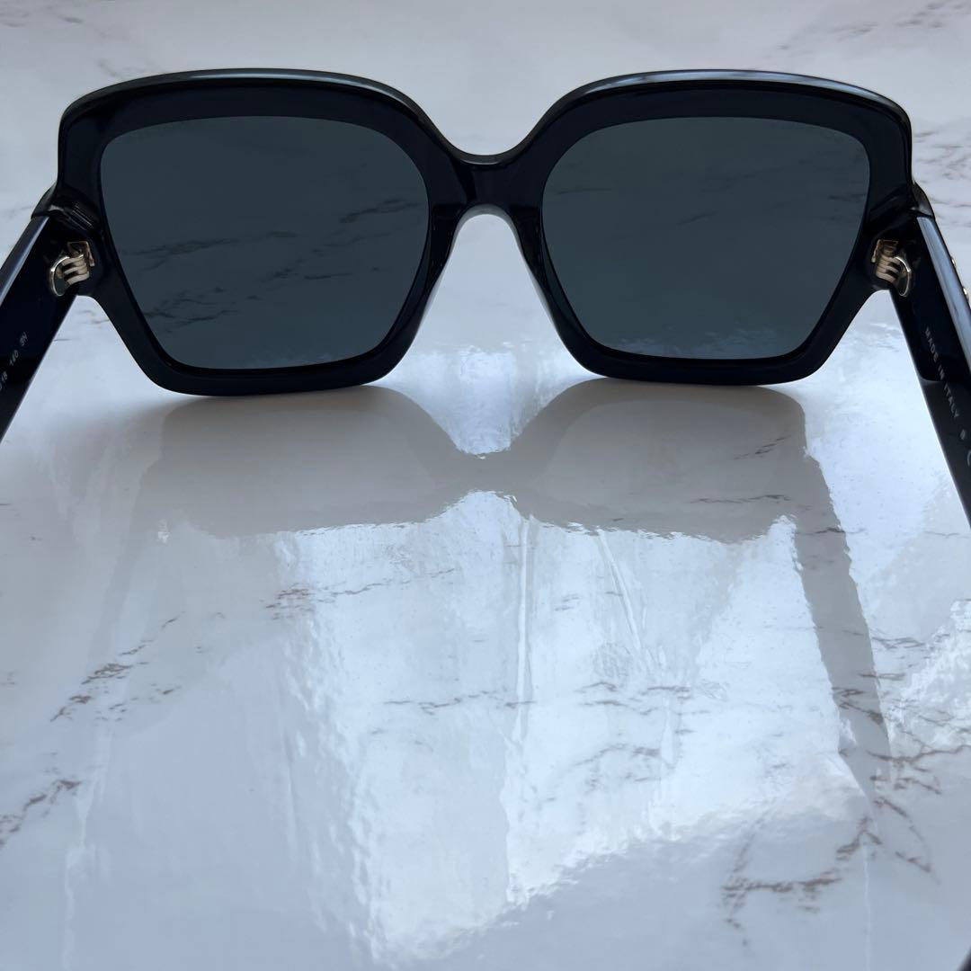 超美品 CHANEL サングラス スクエア型 ハートロゴ CCマーク 正規品