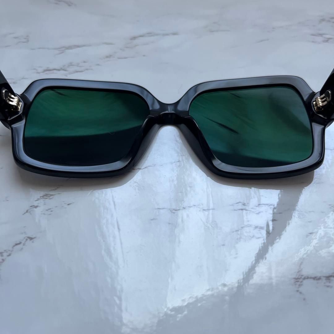 超美品 CHANEL サングラス スクエア型 ハートロゴ CCマーク 正規品