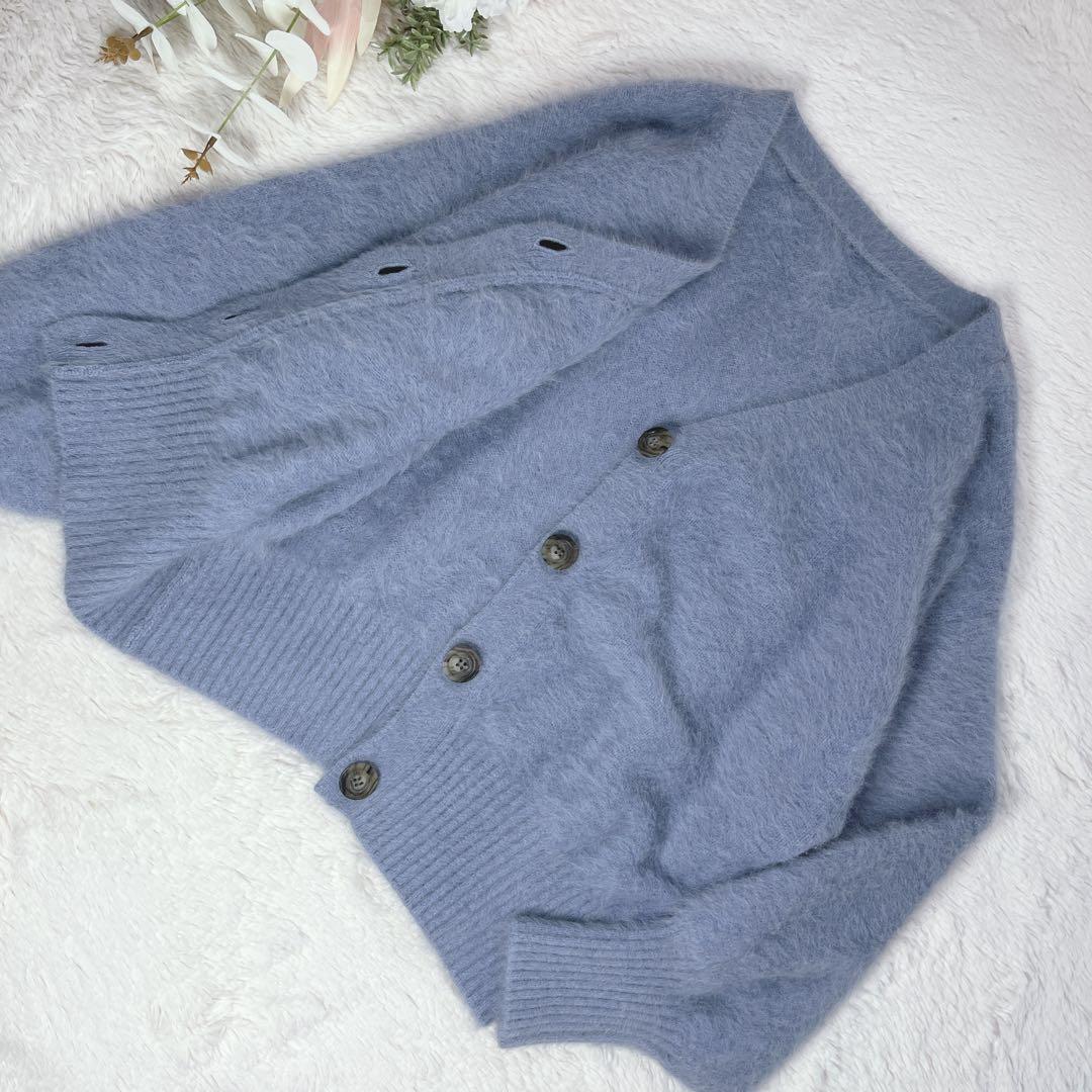 極美品✨22AW ウィムガゼット　カシミヤ混 FOXEY 2way カーディガン