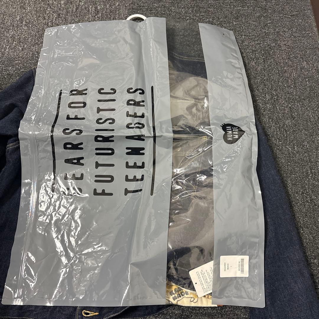 （早い者勝ち）Human Made kawsデニムジャケット Gジャン