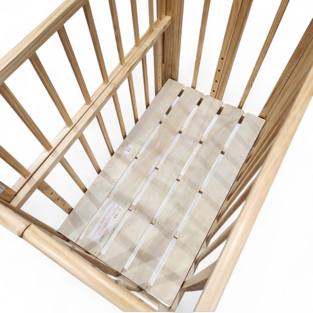 美品 大和屋 liliito リリト ベビーベッド 折り畳み 箱あり 付属品完備