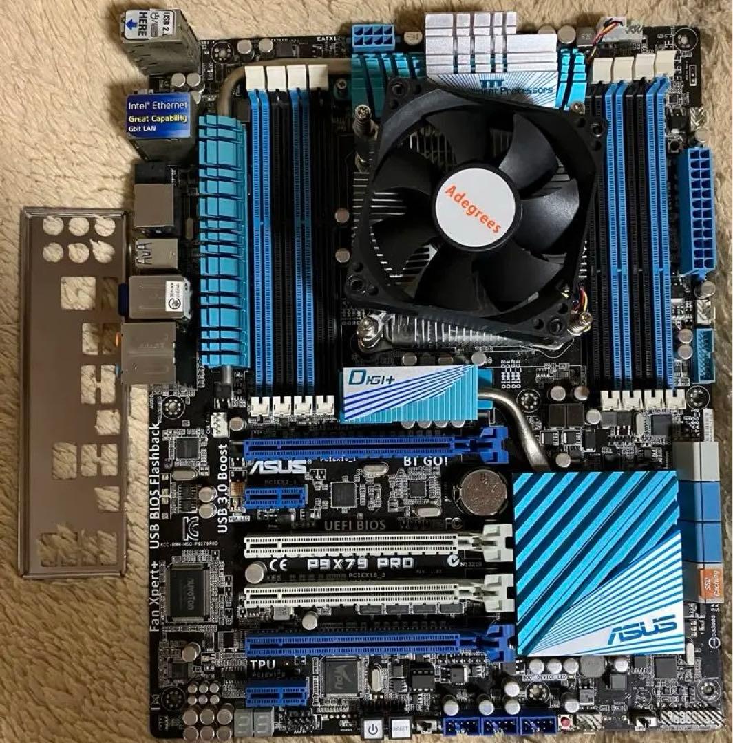 マザーボード ASUS P9X79 PRO+Intel Xeon E5-2650 8C16T