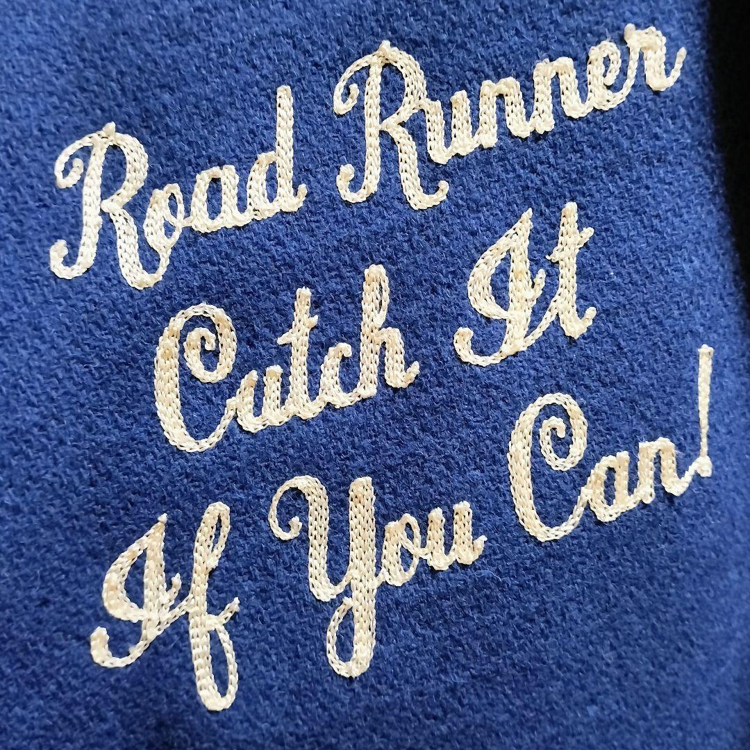 t*n様 Whitesville 東洋 スタジャン 40 ネイビー ロードランナ