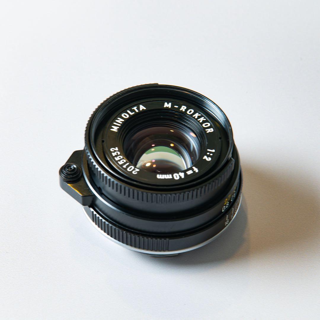 【OH済】MINOLTA M-ROKKOR 40mm F2 (ライカMマウント)
