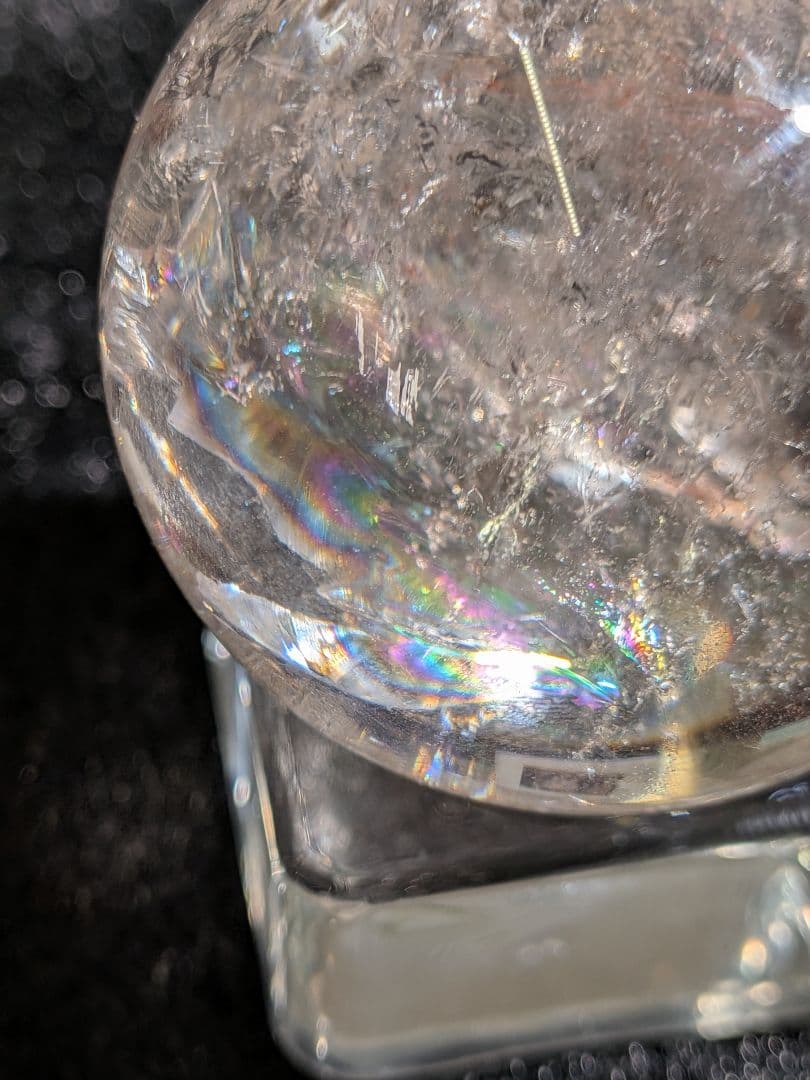 本日限定価格❣️【高品質】天然石ピンクアゼツライト③スフィア4.6cm　丸玉