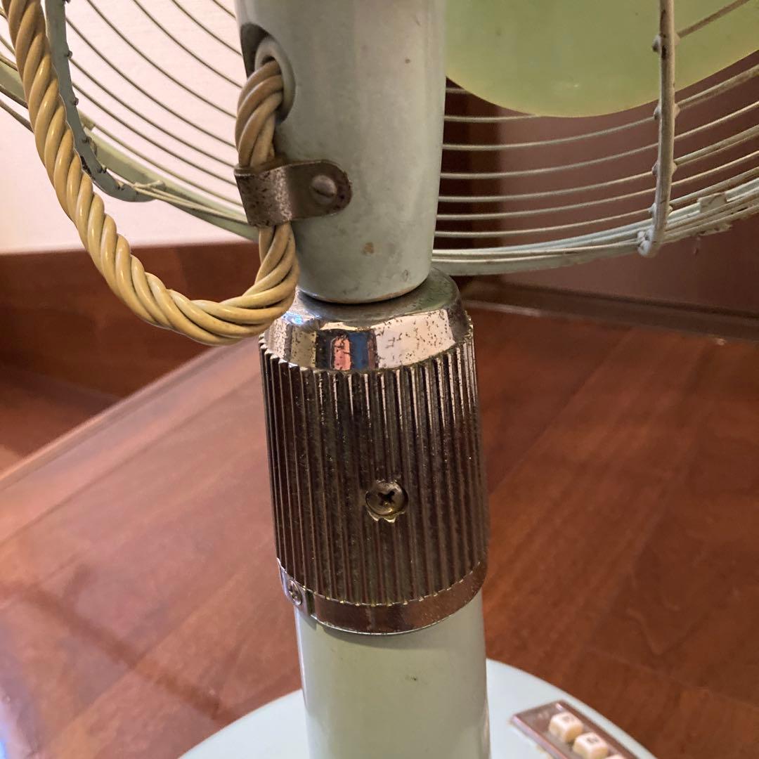 ナショナル ミントグリーン 扇風機 3枚羽根