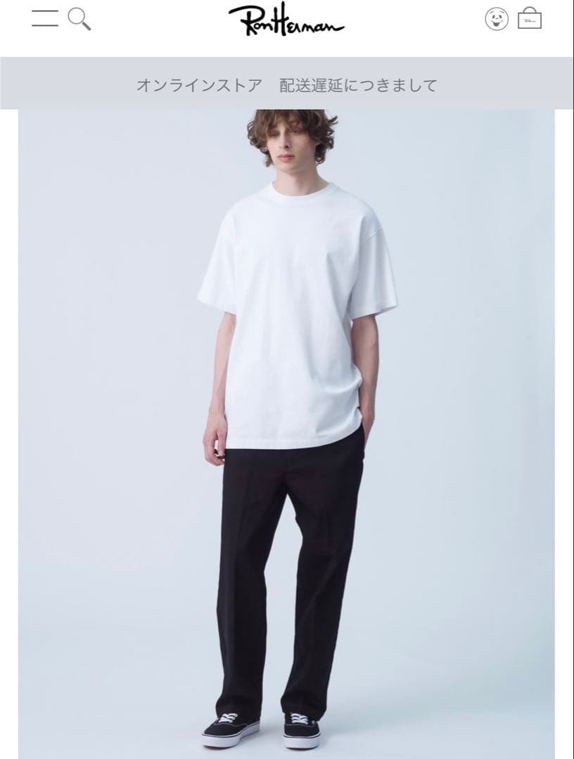 ロンハーマン　ディッキーズ　オーガニックコットン ストレートフィットパンツw34