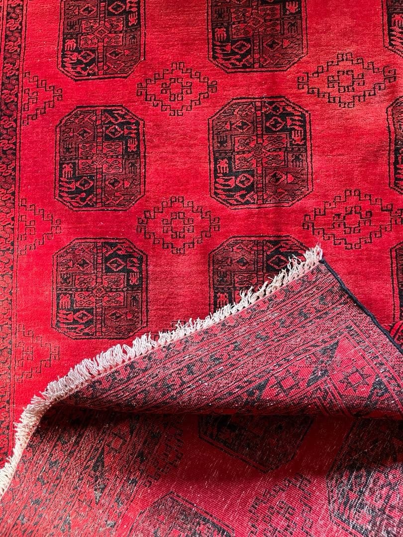 【オススメです】ヴィンデージ　ラグ　278×162cm