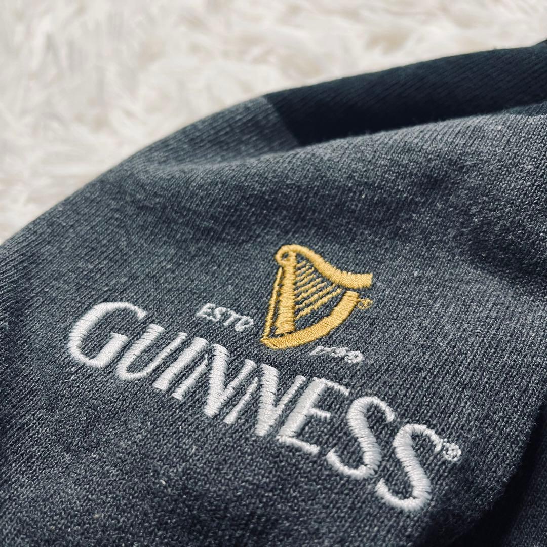 BARBARIAN ボーダー フーデット ラガーシャツ ブラック/グレーXL