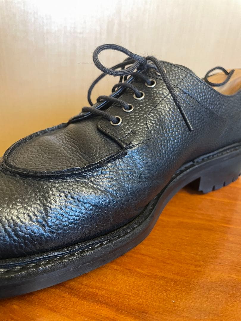 GRENSON グレンソン Uチップレザーシューズブーツ 黒 シューキーパー付属