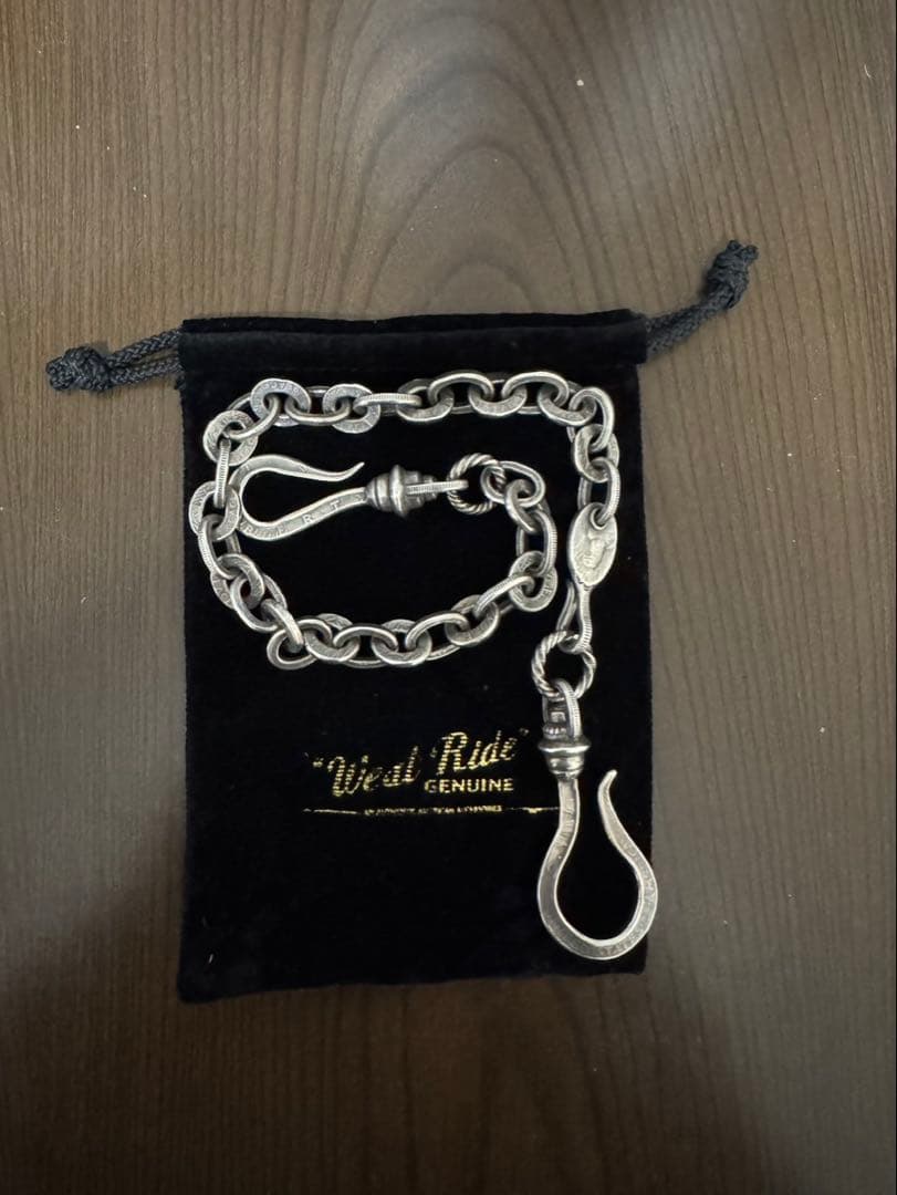 ウエストライド WESTRIDE シルバーウォレットチェーン