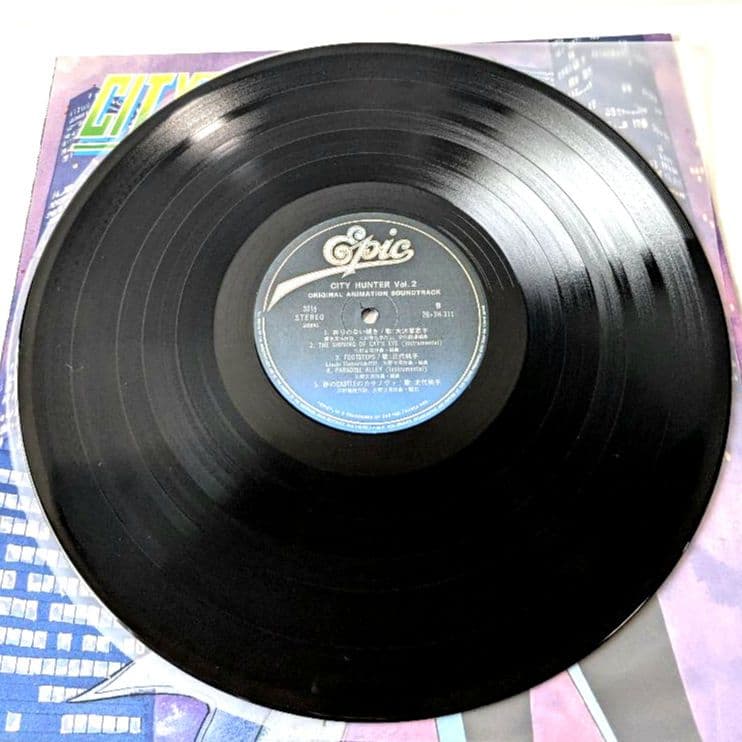 【希少レコード】CITY HUNTER サントラ 2枚セット