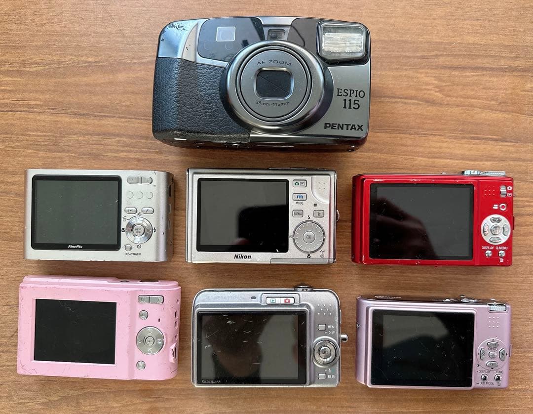 デジタルカメラ、いろいろまとめ 7台