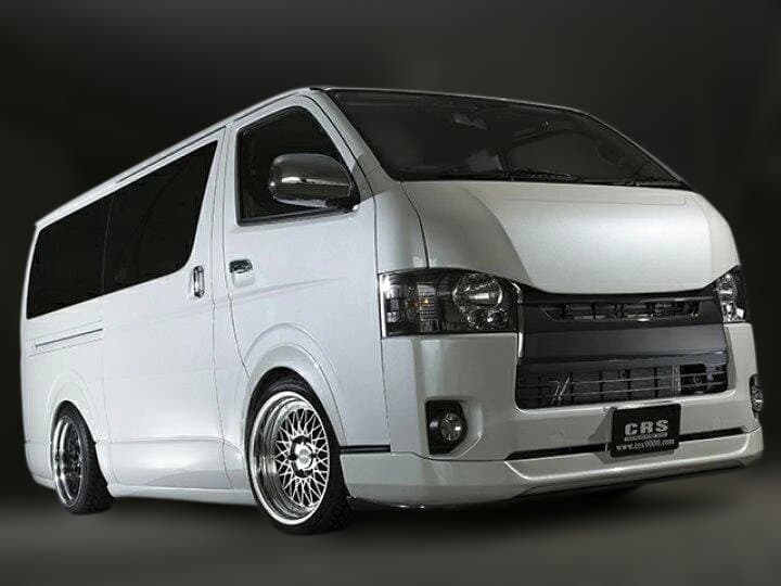 ハイエース200系ワイド用CRSエセックスバージョン4フロントスポイラー美品