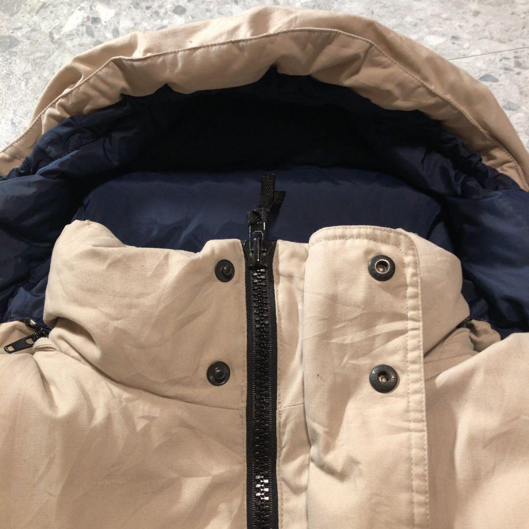 最終セール❗️90s Eddie Bauer グースダウン　アイボリー　白タグ