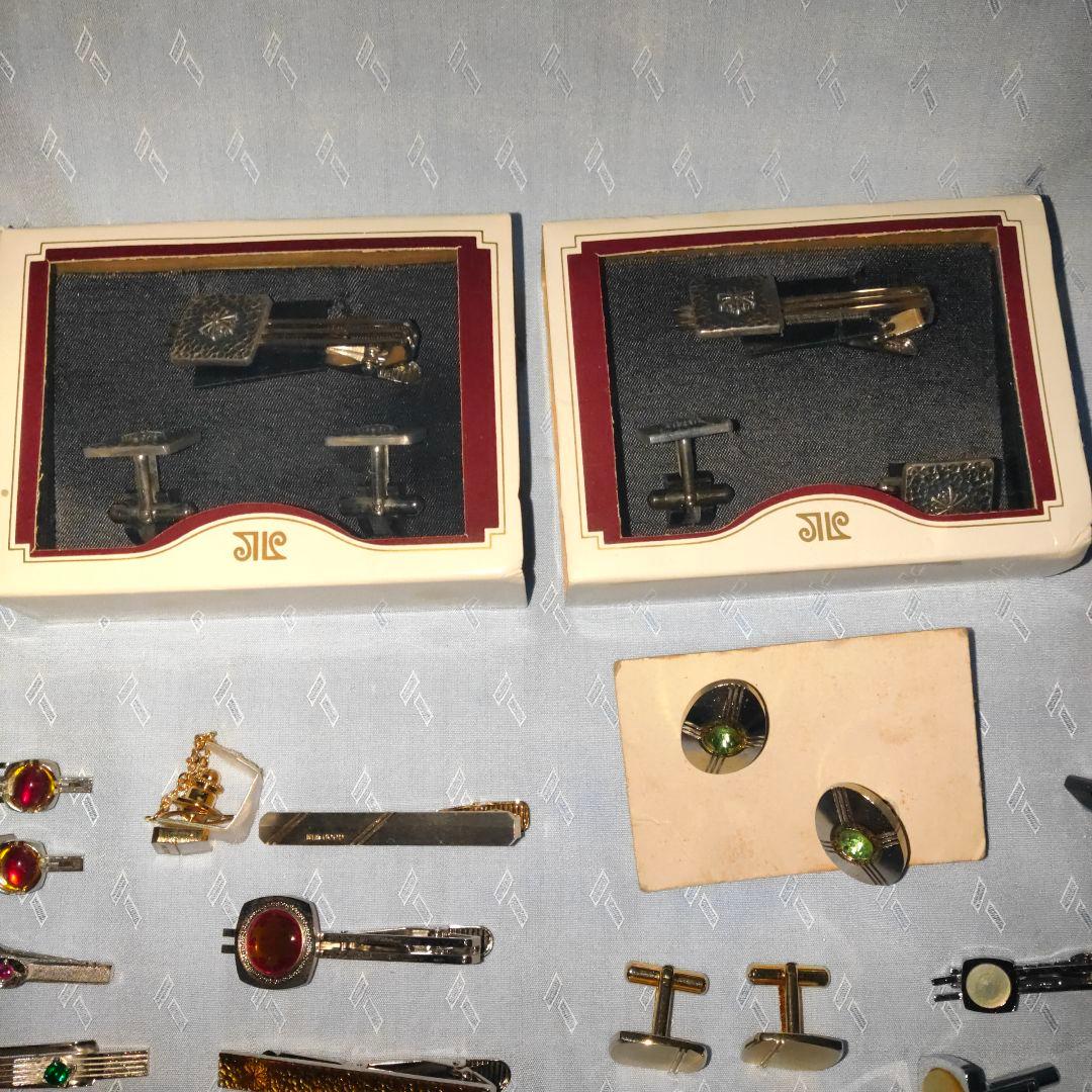 ⑰【遺品整理/生前整理】ネクタイピン,カフスボタンまとめ売り