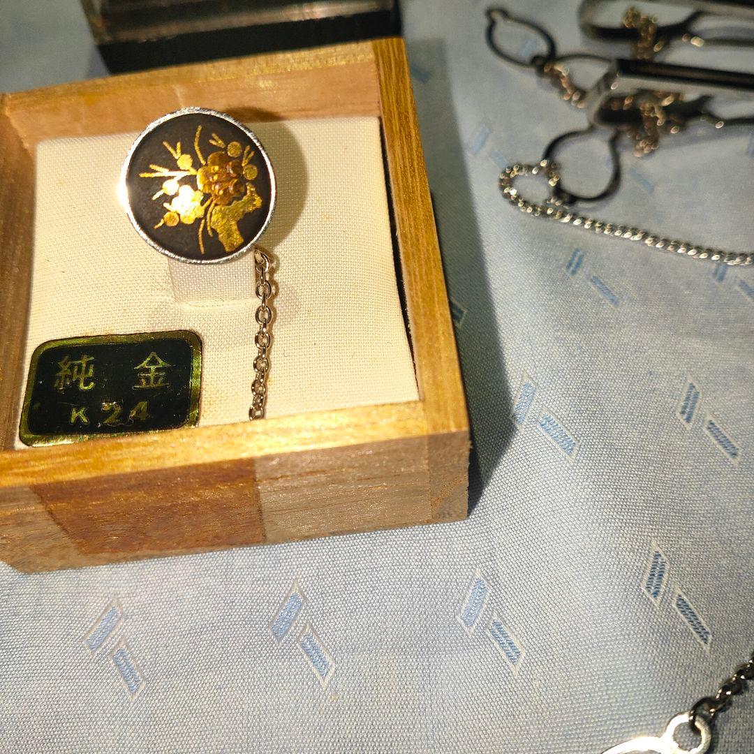 ⑰【遺品整理/生前整理】ネクタイピン,カフスボタンまとめ売り