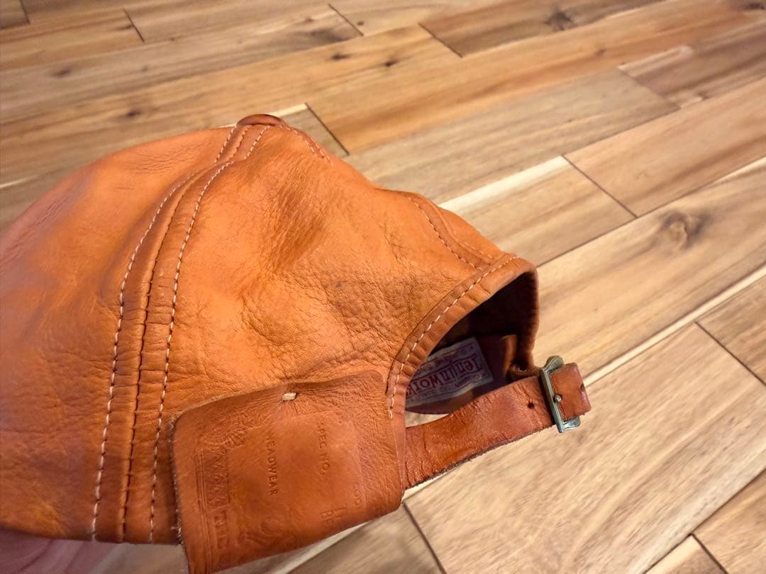 r*h様 天神ワークス Tenjin Works レザートラッカーキャップ 茶