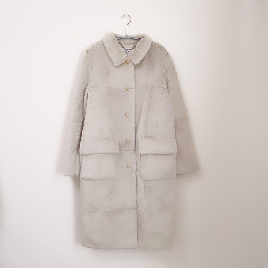 ADORE アドーア　ラビットファーコート