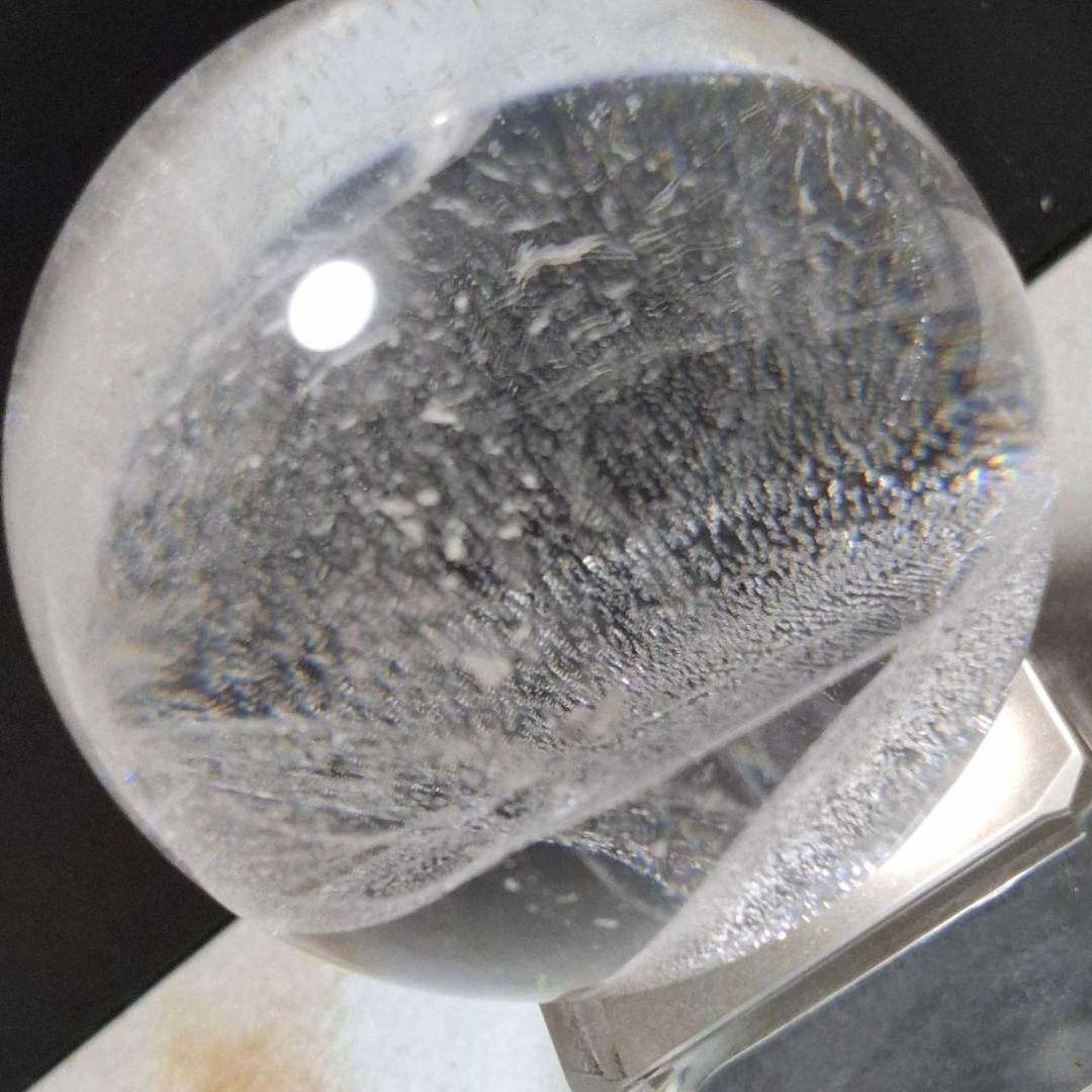 極美！AAAグレード　レムリアンシード　クリスタル丸玉　スフィア　台座付き