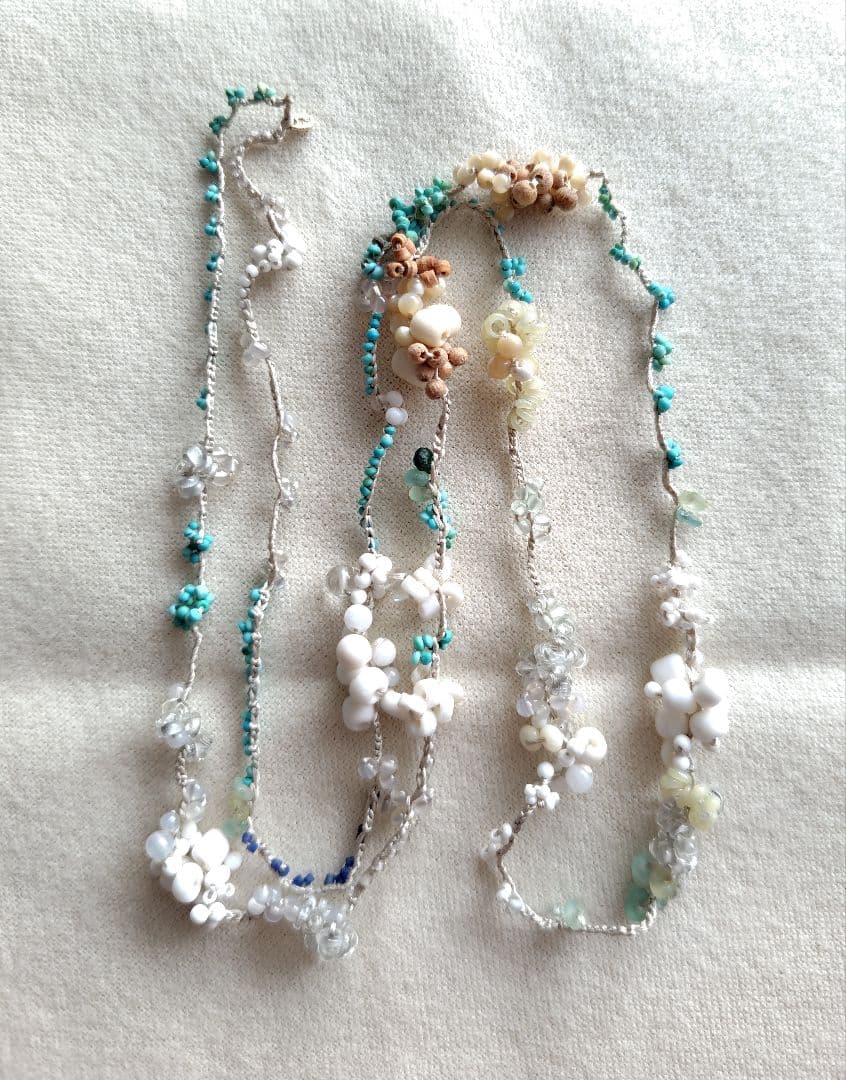 【美品】ヨーガンレール　ビーズのネックレス