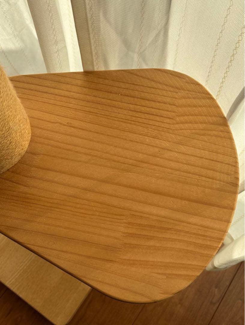 SUMIKA 突っ張り型木製キャットタワー　ハイエンド（天然麻　ベージュ）