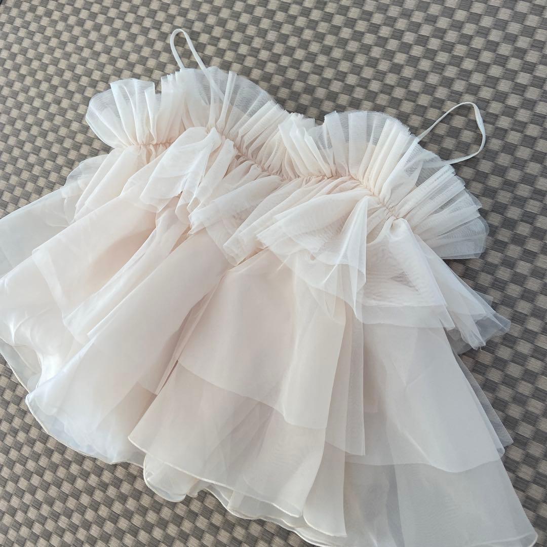 Acka peplum tulle bustier 新品未使用