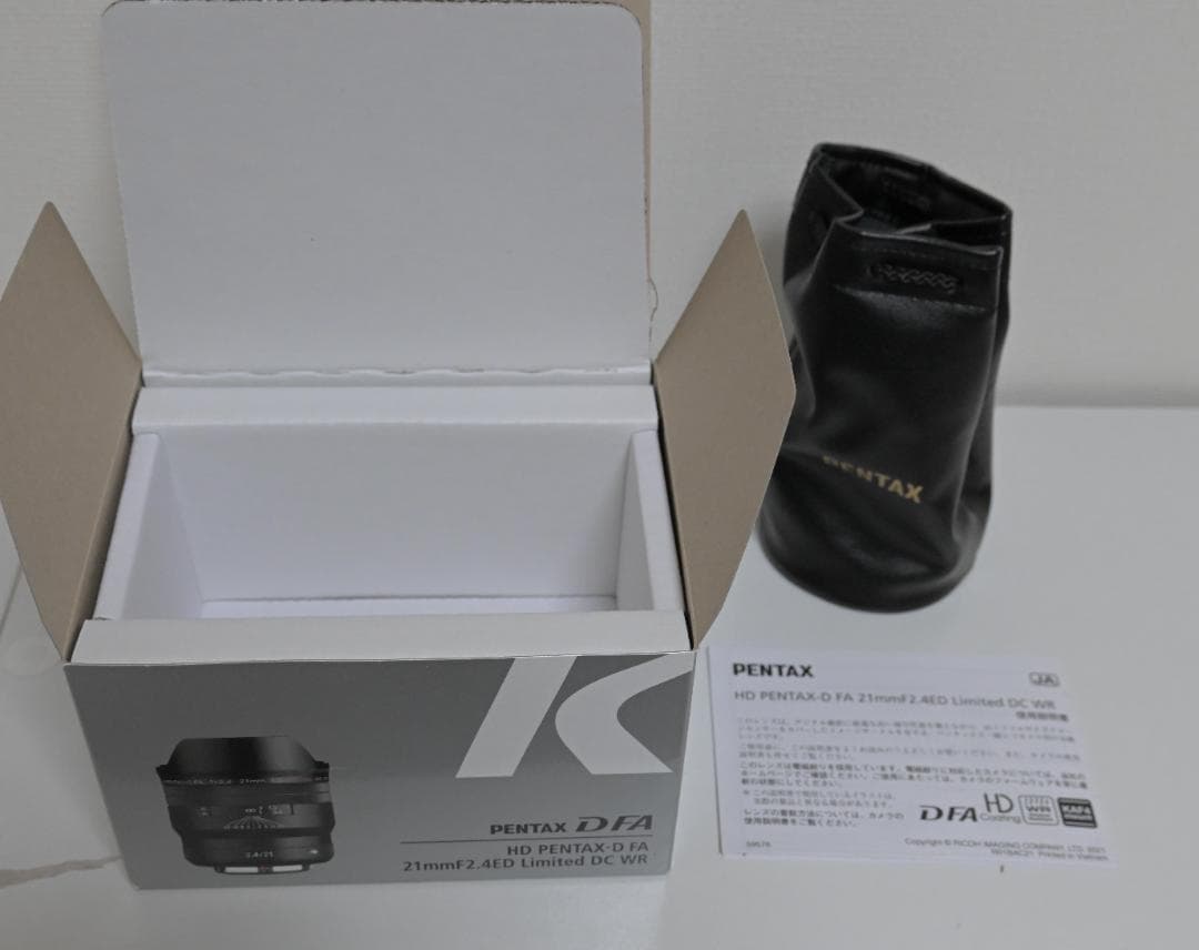 レンズ(単焦点) PENTAX D FA 21mm F2.4ED Limited DC WR