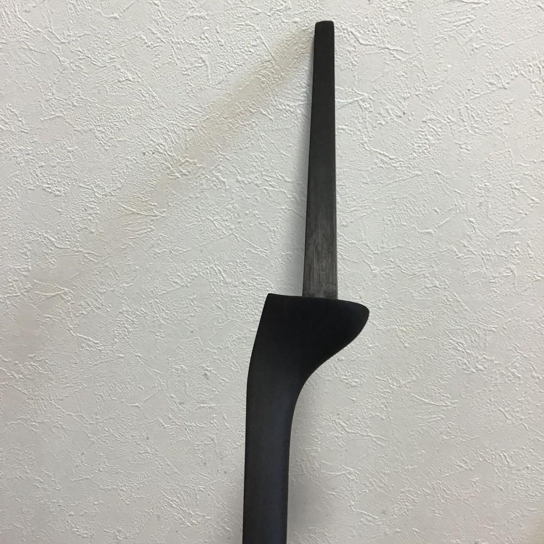 三線用棹(樹齢300年以上縞黒檀)塗装なし