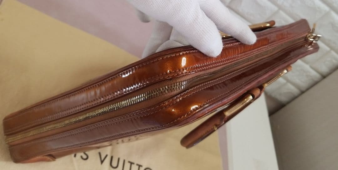 LOUIS VUITTON モノグラム ヴェルニ ヴァンダム ビジネスバッグ