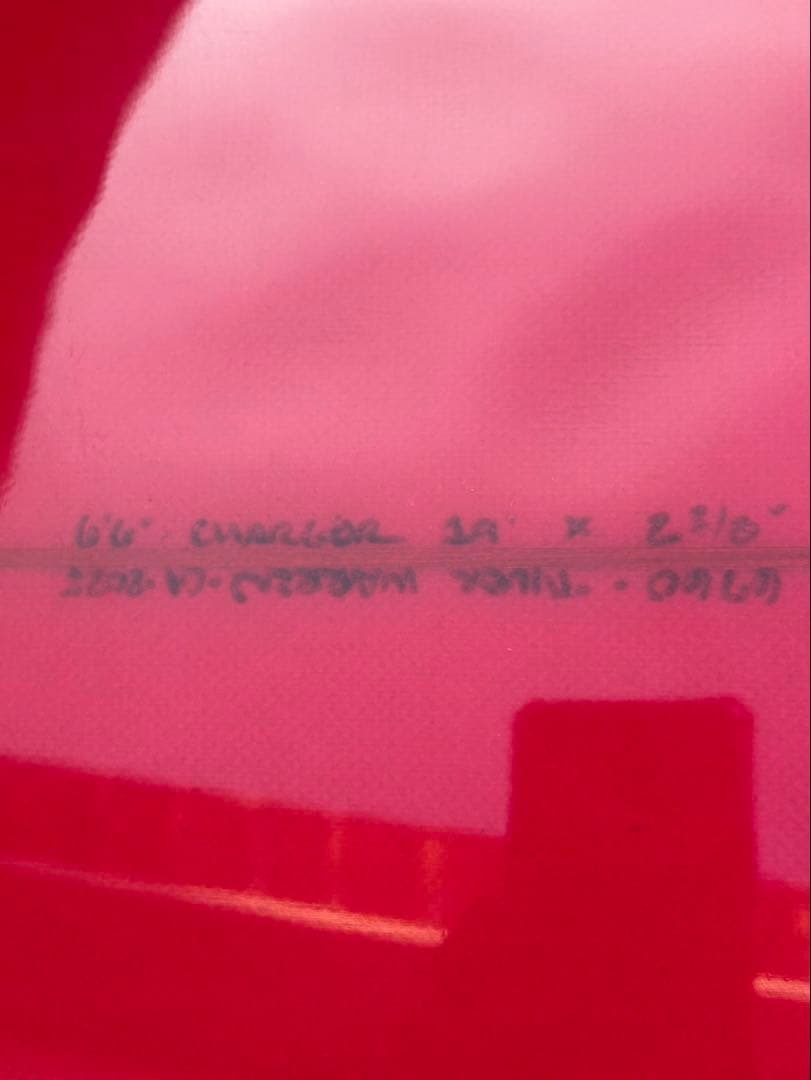 タイラーウォーレン フィン付　Tyler Warren 6'6 ミッドレングス