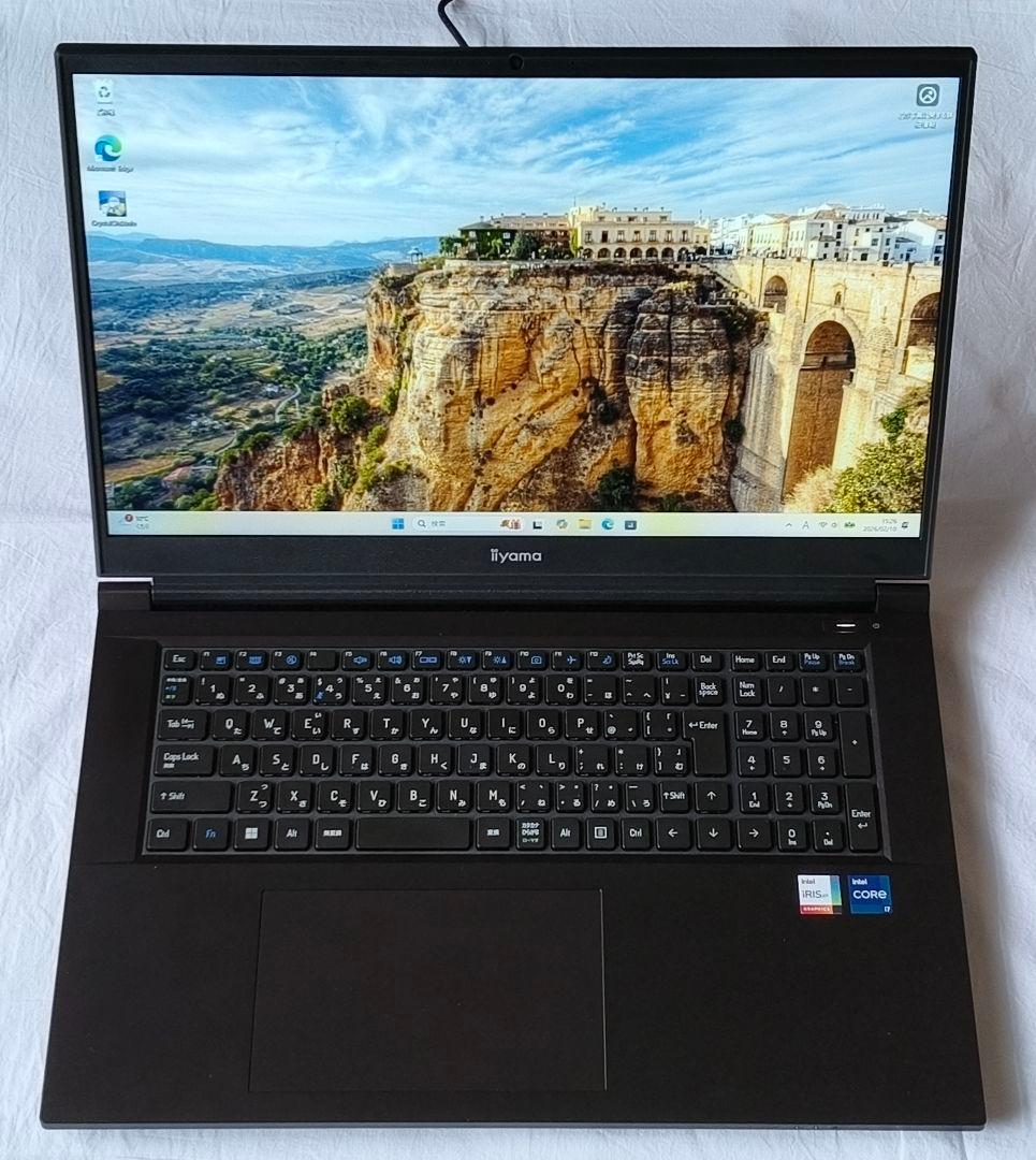 Windowsノート本体 iiyama LEVEL/Core i7 13700H/32GB+1TB
