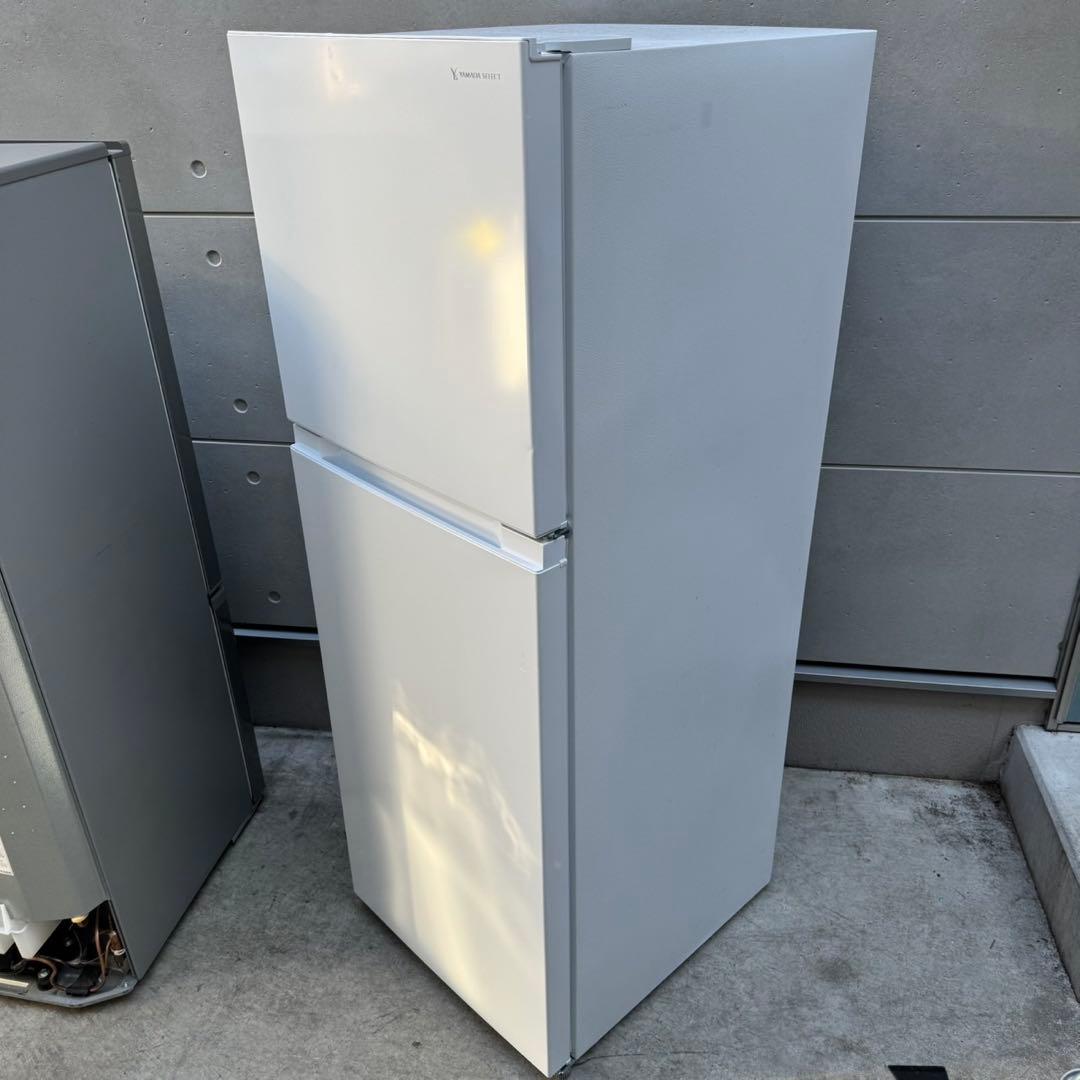 138⭐️2022年製★ヤマダ電機　冷蔵庫　大型　2ドア　ホワイト　一人暮らし