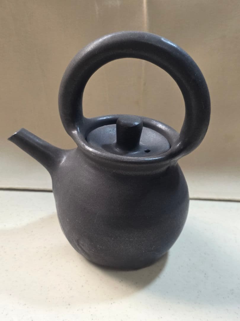 正島克哉　耐火　土瓶　黒 (小)　 ■美品■