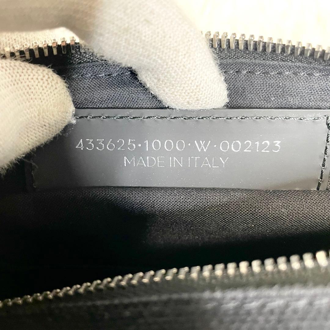 【美品】バレンシアガ ネオリフト ウエストポーチ キャンバス レザー 黒