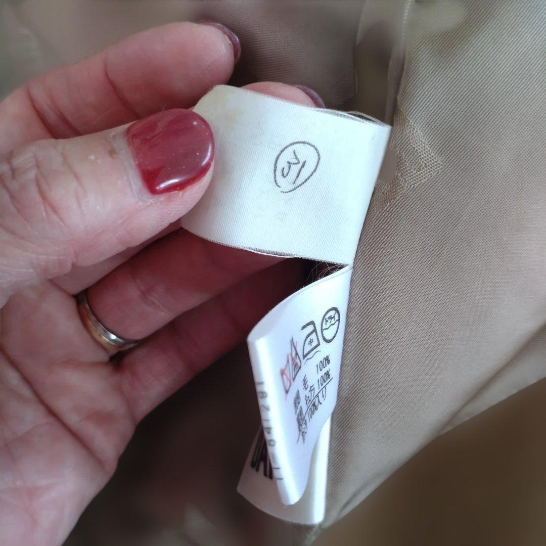 DAKS カシミヤコート　ベージュ　日本製