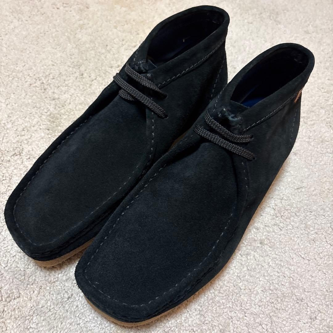 Clarks『クラークス』黒 スエード ワラビーシューズ