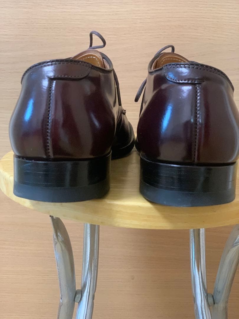最終価格‼️美品‼️ ALDEN 54321 Vチップ　コードバン バーガンディー