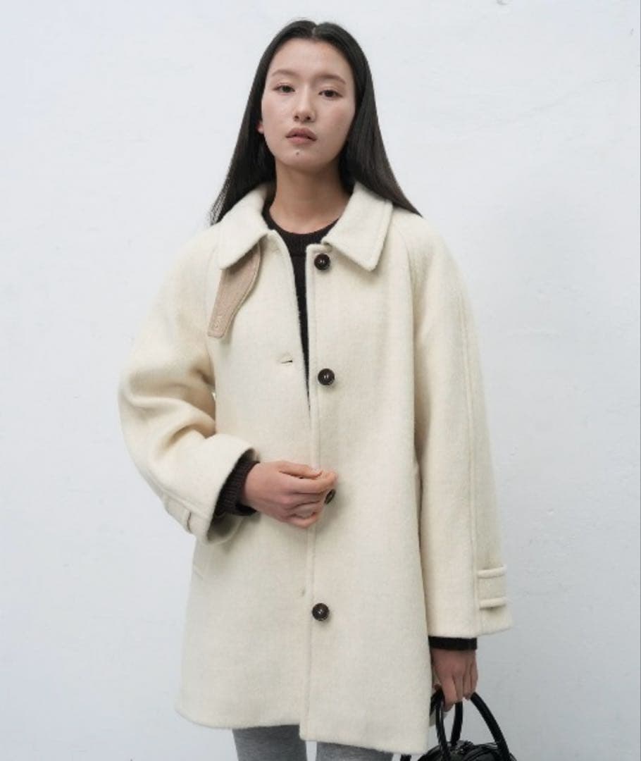 wool balmacan half-coat ウールバルマカンハーフコート