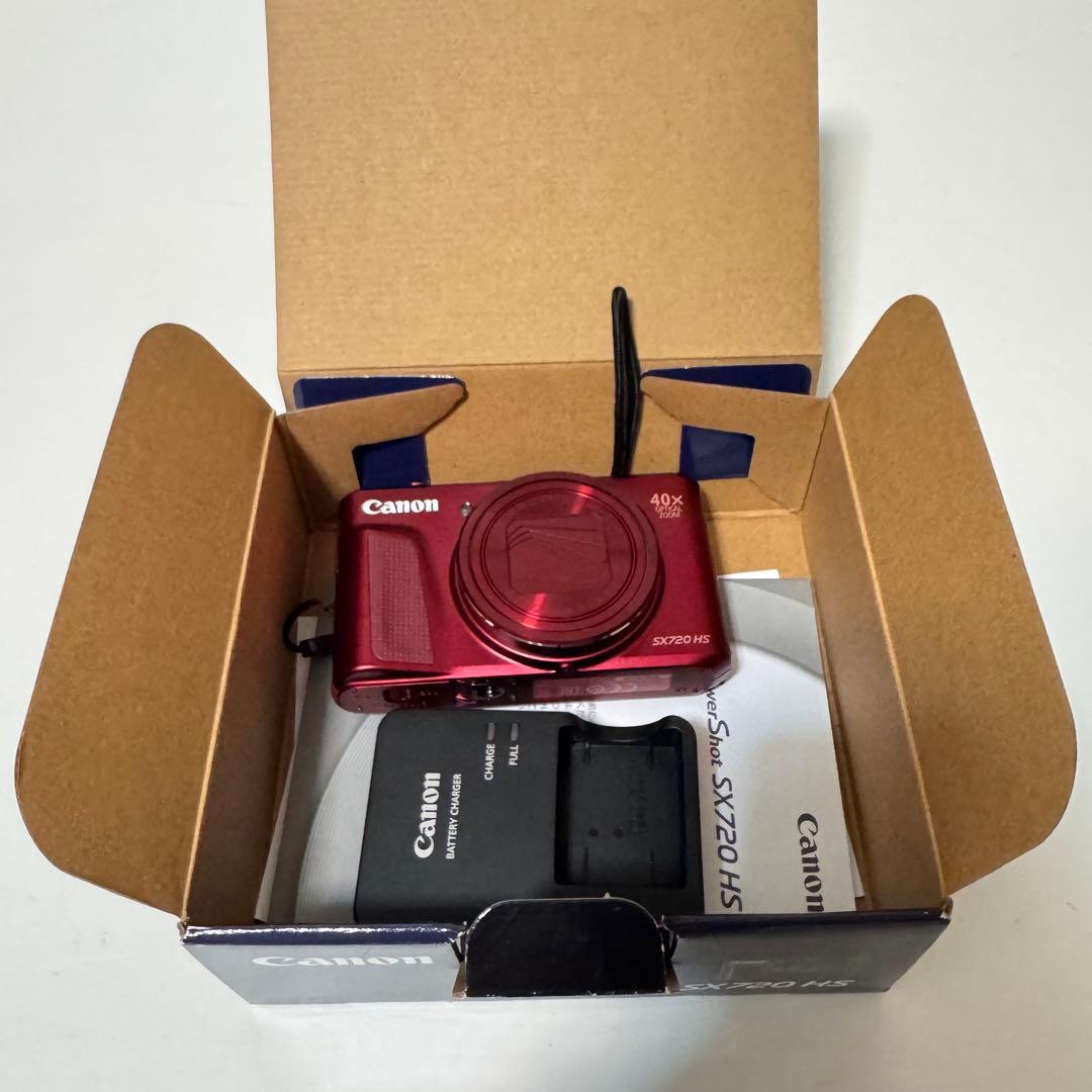 極美品 キヤノン Canon PowerShot SX720 HS レッド
