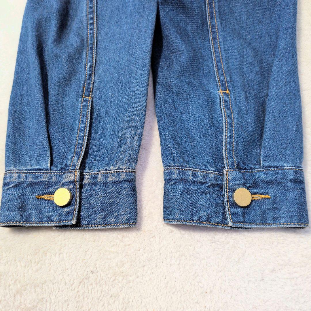 【タグ付】La Buoteque BonBon　デニムジャケット ビッグカラーＦ