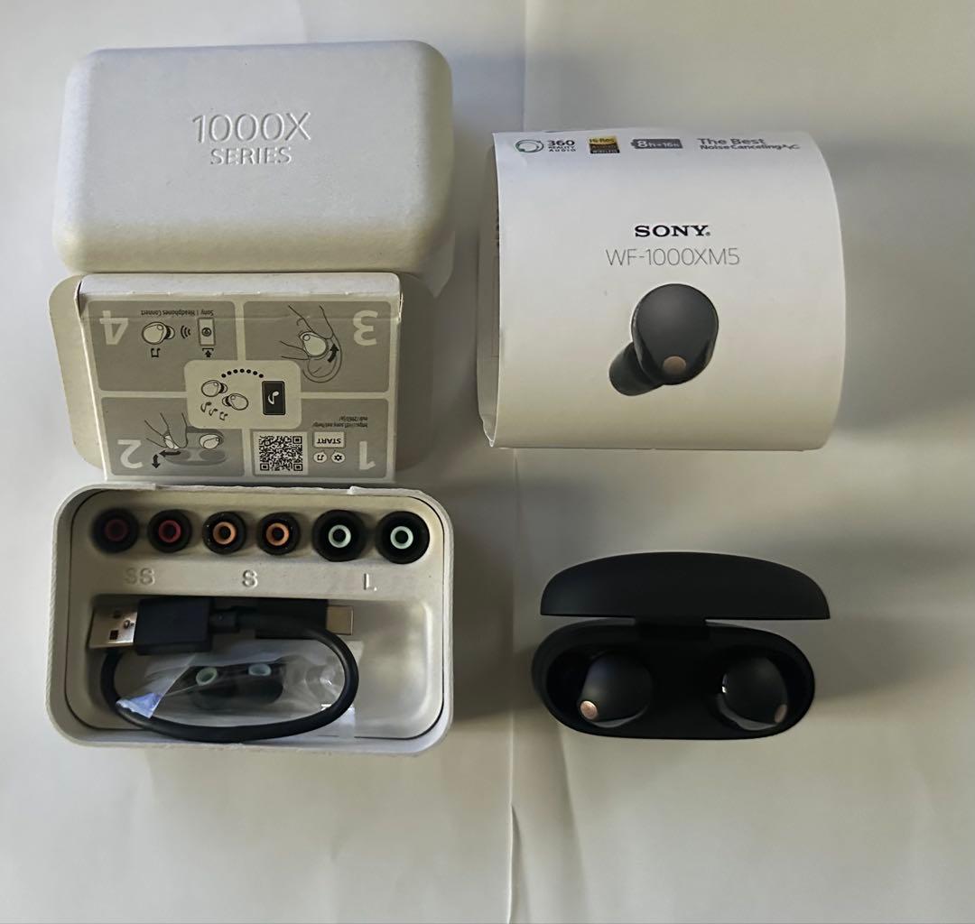 SONY WF-1000XM5 ブラック 充電ケース付き