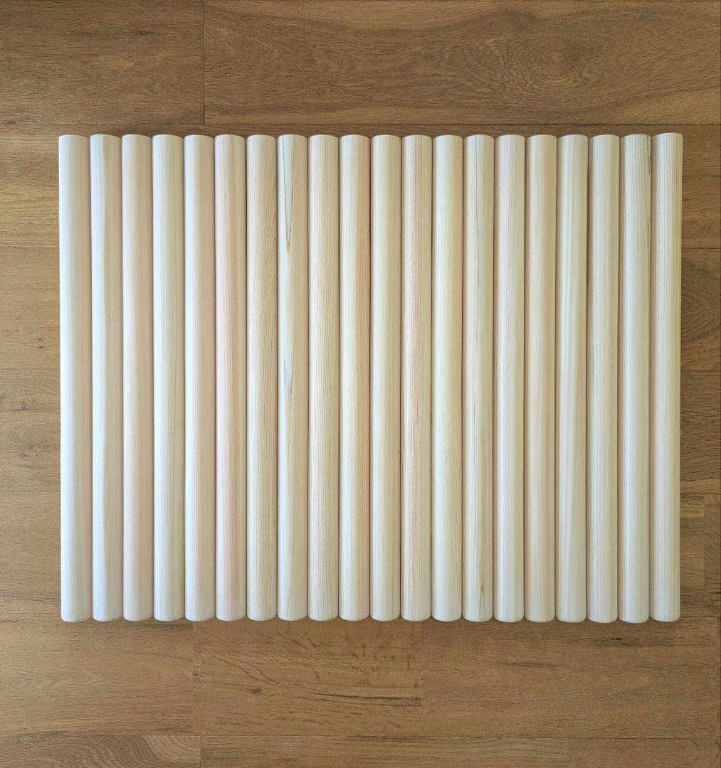 軽くて使いやすいグラインダーマンのヒノキバチ新品 和太鼓バチ 10組(20本)