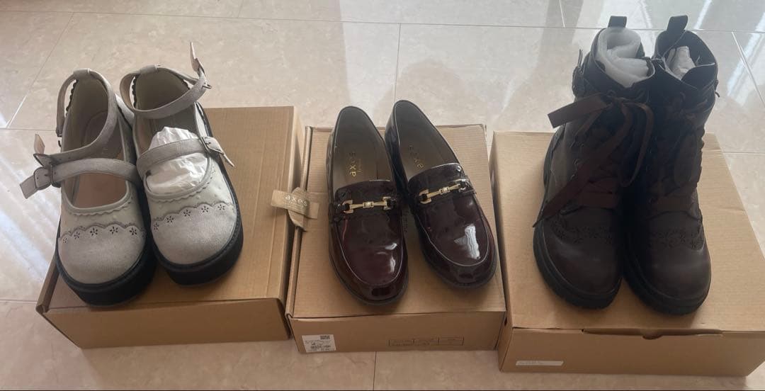 美品【axes femme】コート/スカート/ニット/靴/バッグ 11点