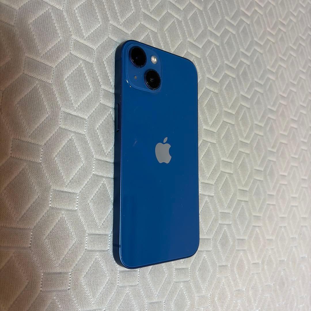 iPhone 13 256GB ブルー docomo 本体 美品　初期化済