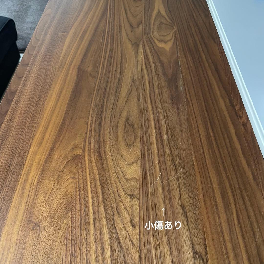 【無印良品 】木製チェスト4段　ウォールナット材突板　幅８８×奥行４４×高さ８３