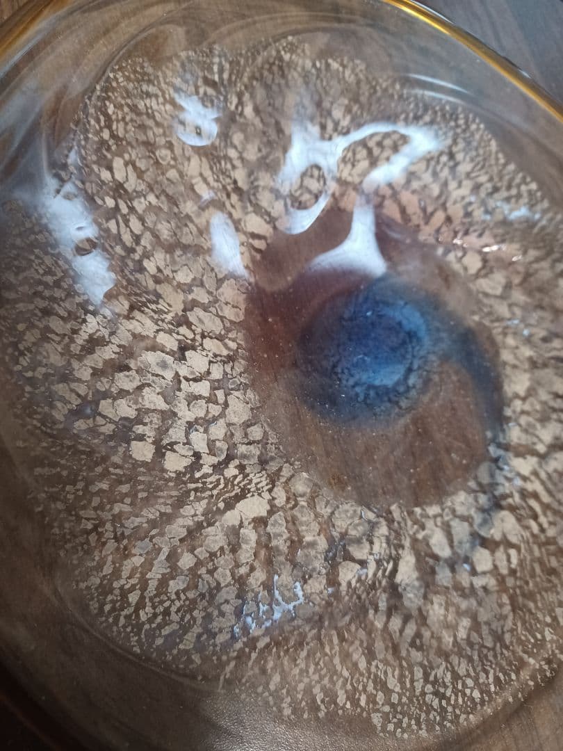 稲嶺盛吉 皿 琉球ガラス